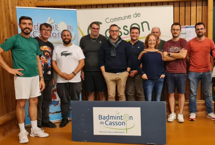 Bureau Badminton de casson 2025-2026